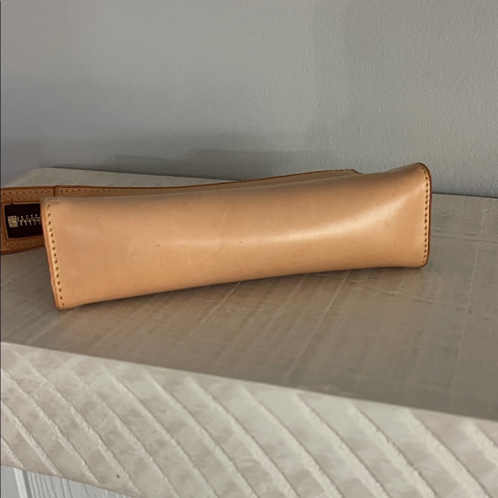 ❌SOLD❤️Louis Vuitton Vachetta Ambre Sac Pochette Clutch Wristlet - Picture 12 of 13